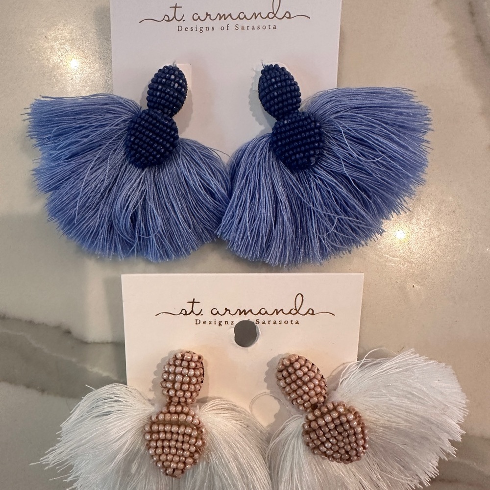 Two Pairs, New St. Armand’s Designs earrings!
